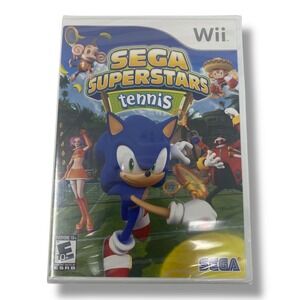 SEGA Superstars Tennis Nintendo Wii COMPLETE‎ & FACTORY SEALED
